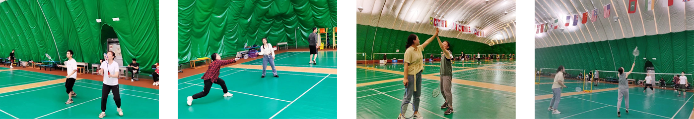 羽你一起，，，，，，康健挑战丨“出海俱乐部”羽毛球运动